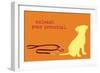 Unleash - Orange Version-Dog is Good-Framed Art Print