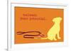 Unleash - Orange Version-Dog is Good-Framed Art Print