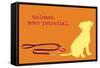 Unleash - Orange Version-Dog is Good-Framed Stretched Canvas