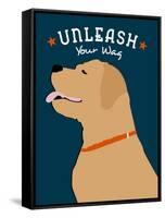 Unleash Your Wag-Ginger Oliphant-Framed Stretched Canvas