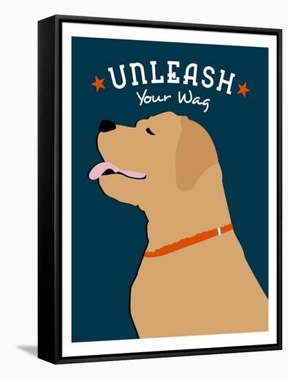 Unleash Your Wag-Ginger Oliphant-Framed Stretched Canvas