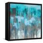 Unleashed Aqua-Tom Conley-Framed Stretched Canvas