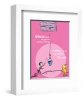 Unless Someone Cares (pink)-Theodor (Dr. Seuss) Geisel-Framed Art Print