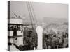 Unloading a Banana Steamer, Baltimore, Md.-null-Stretched Canvas