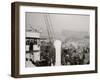 Unloading a Banana Steamer, Baltimore, Md.-null-Framed Photo