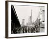 Unloading a Banana Steamer, Mobile, Ala.-null-Framed Photo