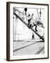 Unloading a Barrel from a Ship Down a Gangway, London, C1905-null-Framed Photographic Print