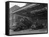 Unloading and Loading Lorries, Spillers Animal Foods, Gainsborough, Lincolnshire, 1961-Michael Walters-Framed Stretched Canvas