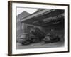 Unloading and Loading Lorries, Spillers Animal Foods, Gainsborough, Lincolnshire, 1961-Michael Walters-Framed Photographic Print