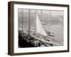 Unloading Fish Att Wharf, Boston, Mass.-null-Framed Photo