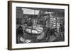 Unloading Frozen Meat from Australia, South West India Dock, Millwall, London, 1881-null-Framed Giclee Print
