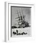 Unloading Material from Stella Polare, Arctic, 1899-null-Framed Giclee Print