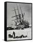 Unloading Material from Stella Polare, Arctic, 1899-null-Framed Stretched Canvas