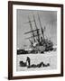 Unloading Material from Stella Polare, Arctic, 1899-null-Framed Giclee Print