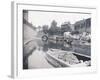 Unloading on the Grand Union Canal, London, C1905-null-Framed Photographic Print