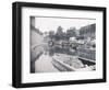 Unloading on the Grand Union Canal, London, C1905-null-Framed Photographic Print