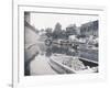 Unloading on the Grand Union Canal, London, C1905-null-Framed Photographic Print