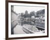 Unloading on the Grand Union Canal, London, C1905-null-Framed Photographic Print