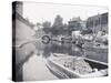 Unloading on the Grand Union Canal, London, C1905-null-Stretched Canvas