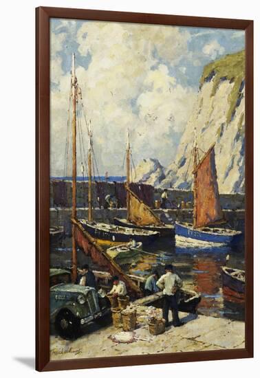 Unloading the Catch-Terrick Williams-Framed Giclee Print