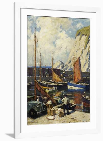 Unloading the Catch-Terrick Williams-Framed Giclee Print