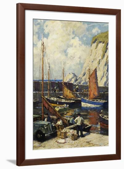 Unloading the Catch-Terrick Williams-Framed Giclee Print