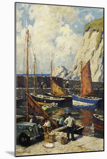 Unloading the Catch-Terrick Williams-Mounted Giclee Print