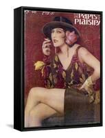 Unnamed Paris Showgirl in a Spanish or Possibly South American Themed Show-null-Framed Stretched Canvas