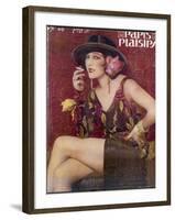 Unnamed Paris Showgirl in a Spanish or Possibly South American Themed Show-null-Framed Photographic Print