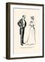 Unnecessary Kissing-Charles Dana Gibson-Framed Art Print