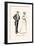 Unnecessary Kissing-Charles Dana Gibson-Framed Art Print