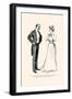 Unnecessary Kissing-Charles Dana Gibson-Framed Art Print