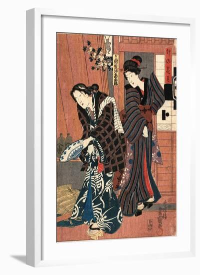 Unohana Zuki-Utagawa Toyokuni-Framed Giclee Print