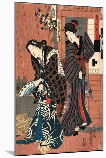 Unohana Zuki-Utagawa Toyokuni-Mounted Giclee Print