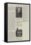 Unpublished Letters of Samuel Taylor Coleridge-null-Framed Stretched Canvas