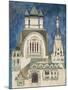 Unrealised Design for a Church at Talashkono, 1899-Mikhail Aleksandrovich Vrubel-Mounted Giclee Print