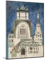 Unrealised Design for a Church at Talashkono, 1899-Mikhail Aleksandrovich Vrubel-Mounted Giclee Print