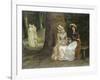 Unrequited Love - a Scene from Much Ado About Nothing, 1880-William Oliver-Framed Giclee Print