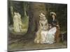 Unrequited Love - a Scene from Much Ado About Nothing, 1880-William Oliver-Mounted Giclee Print