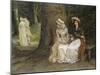 Unrequited Love, a Scene from Much Ado About Nothing-William Oliver-Mounted Giclee Print