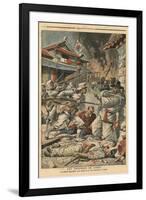 Unrest in Seoul, Korea, Illustration from 'Le Petit Journal', Supplement Illustre, 4th August 1907-French School-Framed Giclee Print