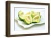 Unripe Mango Pieces-2-highviews-Framed Photographic Print