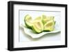 Unripe Mango Pieces-2-highviews-Framed Photographic Print