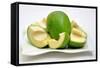 Unripe Mango Pieces-4-highviews-Framed Stretched Canvas