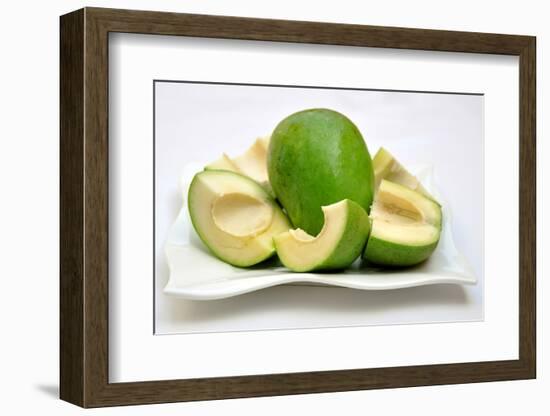 Unripe Mango Pieces-4-highviews-Framed Photographic Print