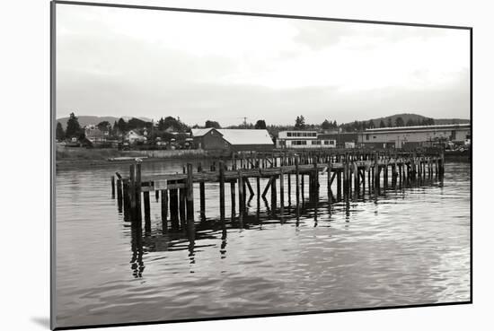 Unsafe Dock BW-Dana Styber-Mounted Photographic Print