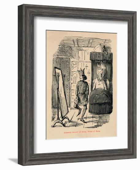 'Unseemly conduct of Henry, Prince of Wales', c1860, (c1860)-John Leech-Framed Giclee Print