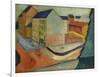 Unsere Strasse Mit Reitbahn, Bonn, 1913-Auguste Macke-Framed Giclee Print