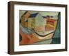 Unsere Strasse mit Reitbahn, Bonn-Auguste Macke-Framed Giclee Print