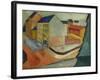 Unsere Strasse mit Reitbahn, Bonn-Auguste Macke-Framed Giclee Print